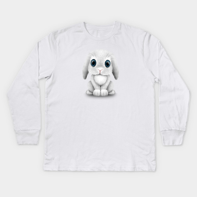 Cute White Baby Bunny Rabbit